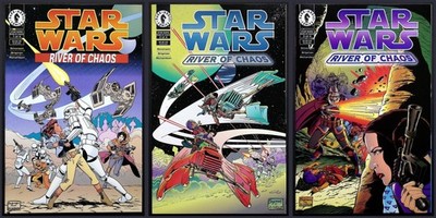 Vintage Star Wars River of Chaos Dark Horse Comics 3 Comics Issues 1-3 of 4