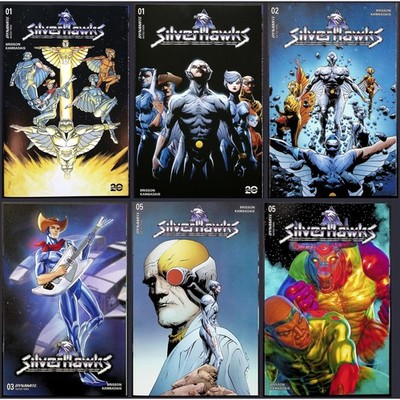 SilverHawks 1 2 3 5 Dynamite 2025 6x Lot Lucio Parrillo Bluegrass Mon*Star