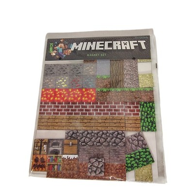 Minecraft Magnet Set 2 Sheets 160 Magnets ThinkGeek 2013 New Sealed