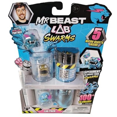 MrBeast Lab Swarms Lab Pack Kit 5 Micro Beasts Inside Ages 5+ 100+ Collect New