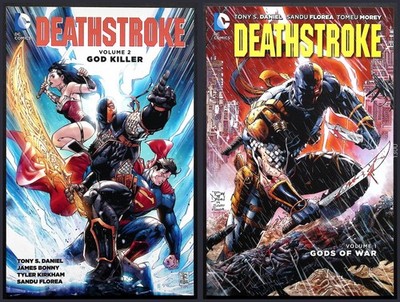 Deathstroke Vol 1 Gods of War + Vol 2 God Killer DC Comics Trade Paperback Set