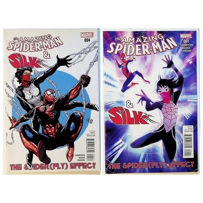 The Amazing Spider-Man & Silk: The Spider (Fly) Effect Comic Book Lot