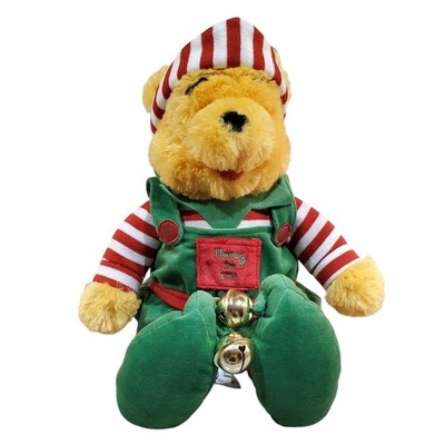 Vintage Disneyland Walt Disney Winnie The Pooh Honey Do Elf Plush Christmas