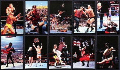 Vintage WWF WWE DuoCards WrestleMania Trading Cards 18x Lot Attitude Era RAW 90s