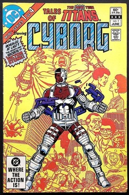 Vintage DC Tales of the New Teen Titans #1 Cyborg 1982 Mini-Series Comic Book