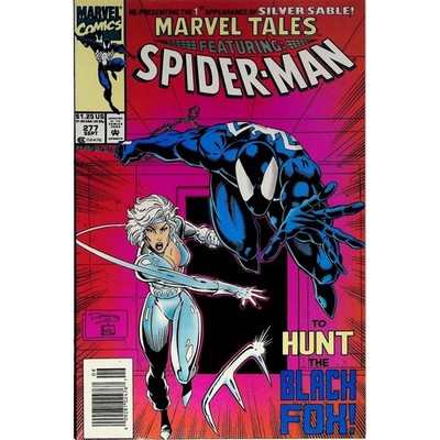 Marvel Tales #277 Newsstand Spider-Man 1st Silver Sable Reprint Marvel 1993
