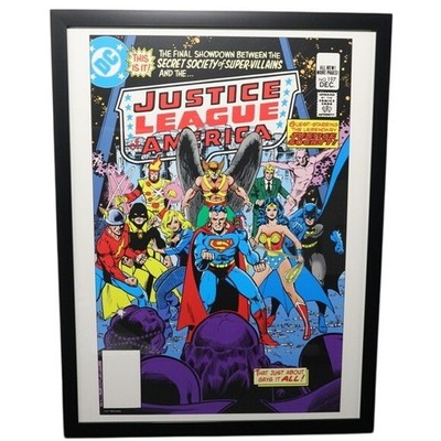 Justice League of America #197 Framed 12x16 Cover Art George Pérez | DC Comics