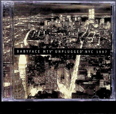 Babyface CD MTV Unplugged NYC 1997 Live R&B Soul Album Epic Records Music