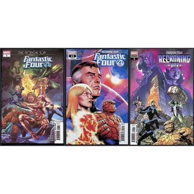 Marvel Comic Lot Fantastic Four Reckoning War #1 45 Alpha 1 Prodigal Sun
