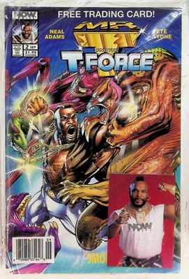 Mr. T and the T-Force #2 Newsstand Neal Adams 1993 Factory Sealed w/ Card