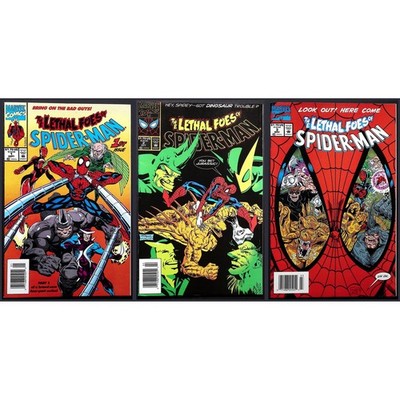 Lethal Foes of Spider-Man #1 2 3 Sinister Syndicate Newsstand 3x Comic Lot