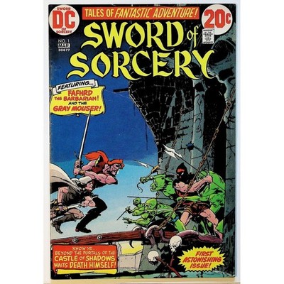 DC Comics Sword of Sorcery #1 1973 Fafhrd Gray Mouser Bronze Age VF-
