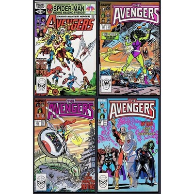 Marvel 4x Comic Lot The Avengers 214 281 292 294 Spider-Man Ghost Rider She-Hulk