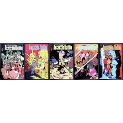 Assassin Nation Comic Book Lot Set Issues 1 2 3 4 5 Image Comics SKYBOUND