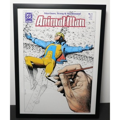 Brian Bolland Animal Man #5 Framed 12x16 Comic Cover Art | DC Comics