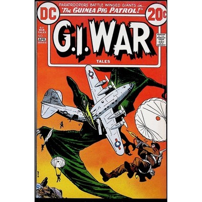 DC Comic Book G.I. War Tales #1 1973 Bronze Age Guinea Pig Patrol