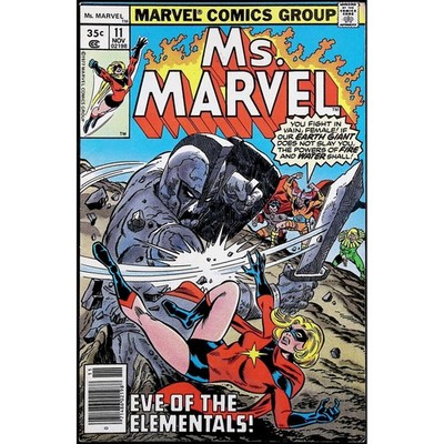 Marvel Comic Ms. Marvel #11 Bronze Age Carol Danvers 1977 VF-